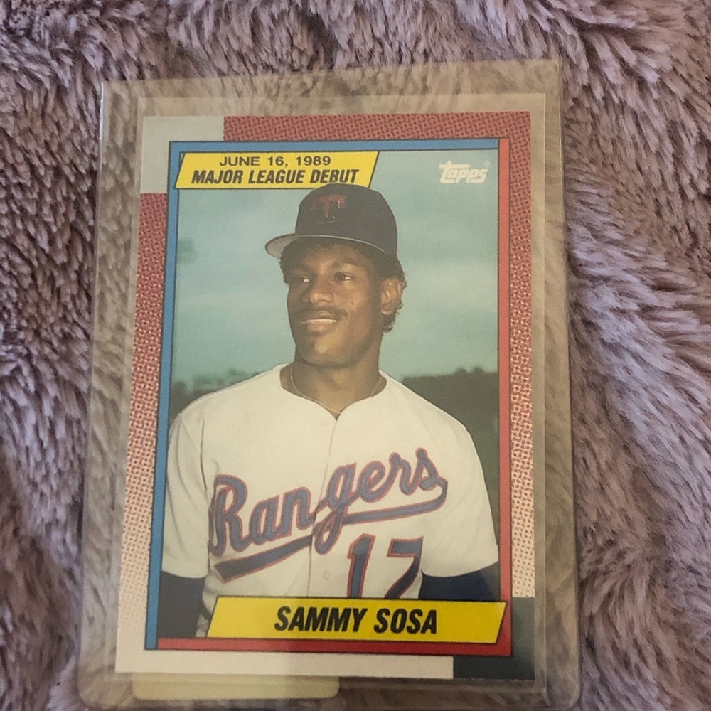 Sammy Sosa Texas Rangers Baseball